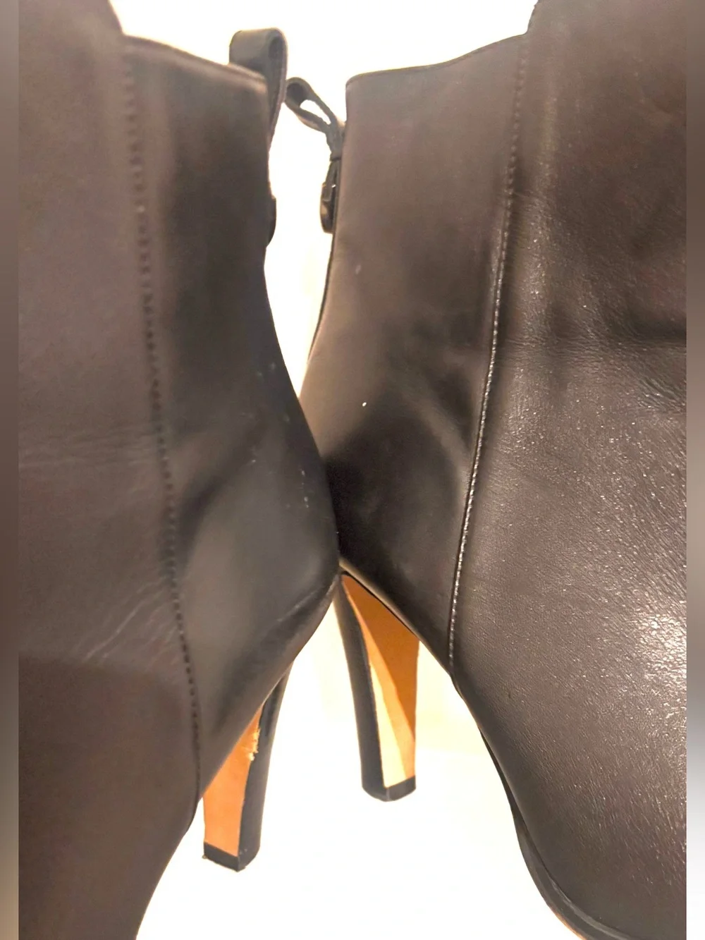 Coach Jemma black leather ankle booties in women's size 10B